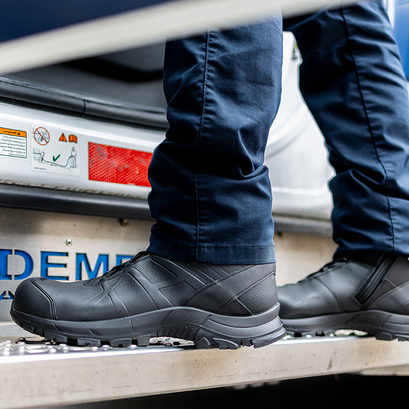 Step into durability with HAIX! Shop our premium black work shoes for unbeatable comfort and protection on the job. Buy HAIX online today!