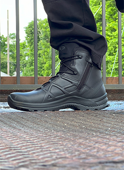 Dominate any terrain with HAIX tactical boots! Unbeatable support, superior comfort, and all-day performance in sleek black. Shop HAIX today!