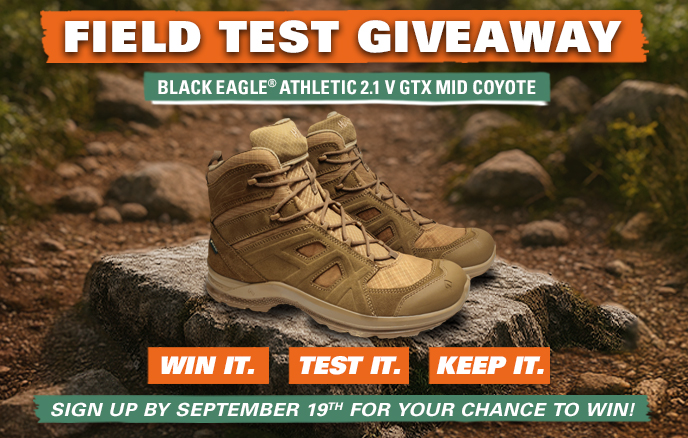 Black Eagle Athletic Mid Coyote Field Test Sign ups