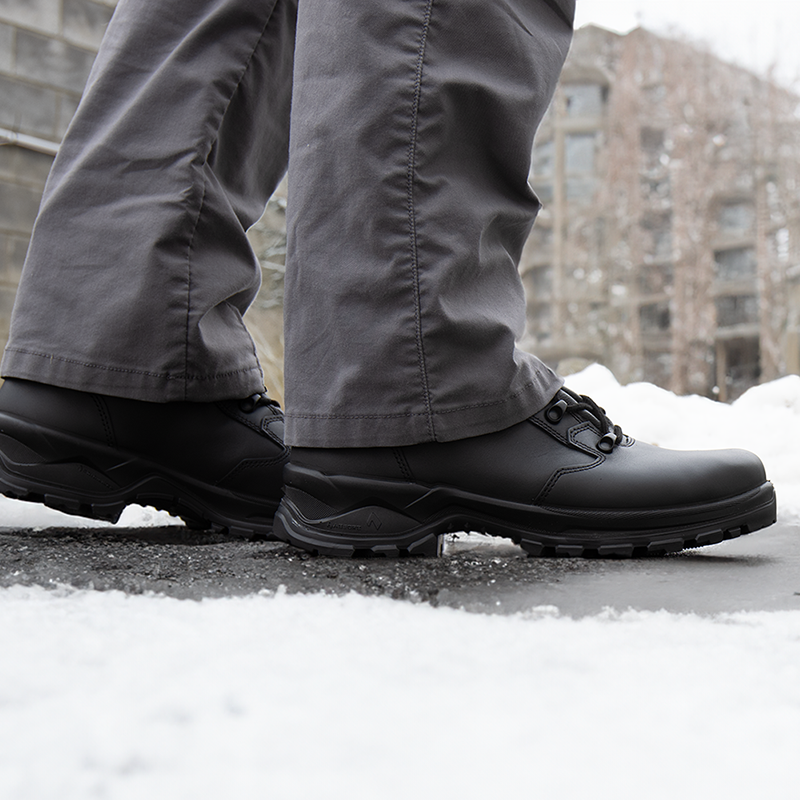 Dominate winter with HAIX black leather boots! Unrivaled traction, waterproof design. Experience unparalleled comfort and performance. Shop HAIX today!