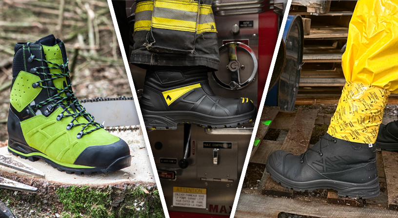 Shop HAIX for premium safety footwear: firefighter boots, chainsaw boots, and waterproof boots. Unbeatable protection and durability for any job!